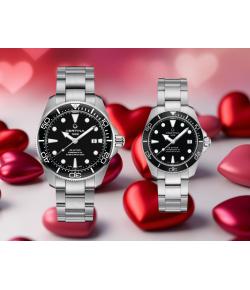 PAREJA RELOJES CERTINA DS ACTION DIVER ESFERA NEGRA