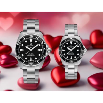 PAREJA RELOJES CERTINA DS ACTION DIVER ESFERA NEGRA