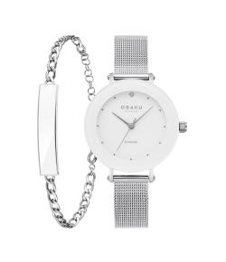 OBAKU LILJE STEEL 32MM V299LXCWMC-EJBCW