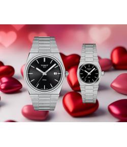 PAREJA RELOJES TISSOT PRX ESFERA NEGRA