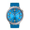 SWATCH BIG BOLD IRONY BLUE IN THE WORKS 47MM SB07S115