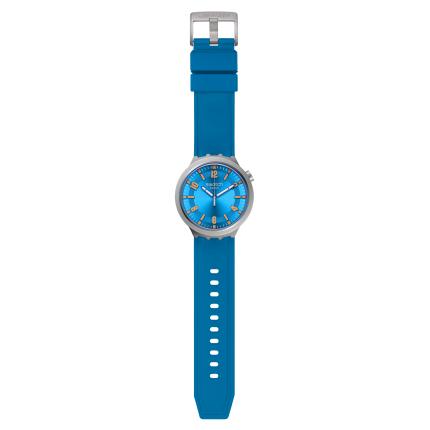 SWATCH BIG BOLD IRONY BLUE IN THE WORKS 47MM SB07S115