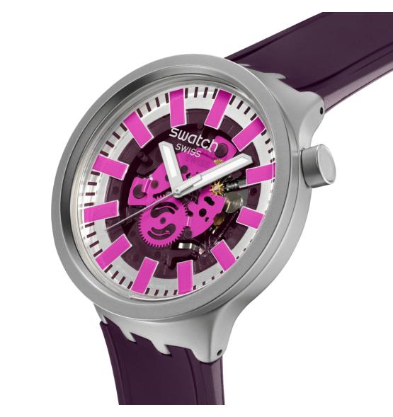 SWATCH BIG BOLD IRONY AUDACIOUS ACAI 47MM SB07S120