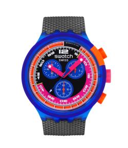 SWATCH BIG BOLD NEON PARTY TO THE MAX 47MM SB06N102