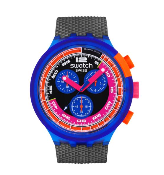 SWATCH BIG BOLD NEON PARTY TO THE MAX 47MM SB06N102