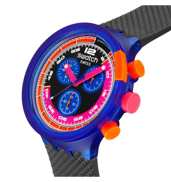 SWATCH BIG BOLD NEON PARTY TO THE MAX 47MM SB06N102