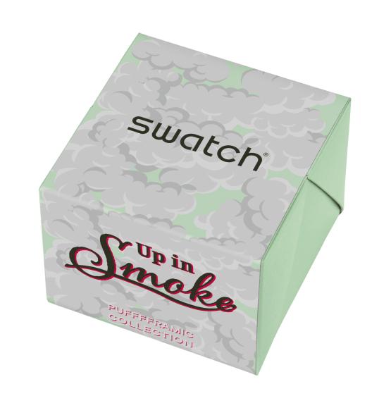 SWATCH BIG BOLD UP IN SMOKE 47MM SB03Z103