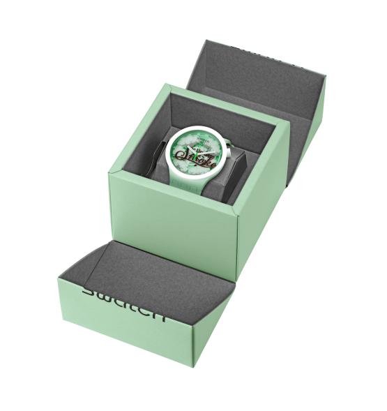 SWATCH BIG BOLD UP IN SMOKE 47MM SB03Z103