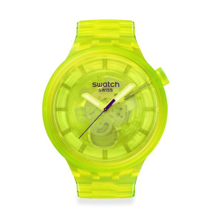 RELOJ SWATCH BIG BOLD YELLOW JOY 47MM SB05J103