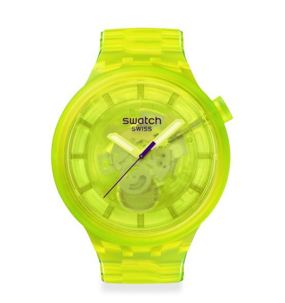 RELOJ SWATCH BIG BOLD YELLOW JOY 47MM SB05J103