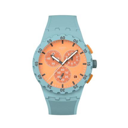 SWATCH CHRONO PLASTIC JUICY APRICOTE 42MM SUSL401