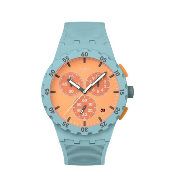 SWATCH CHRONO PLASTIC JUICY APRICOTE 42MM SUSL401