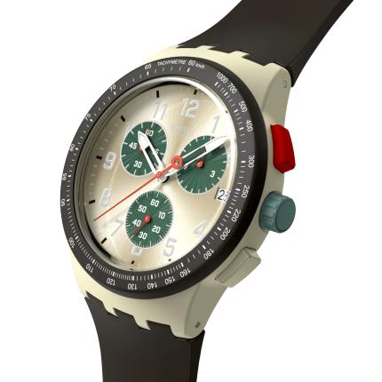 SWATCH CHRONO PLASTIC OBSIDIAN INK 42MM SUST402