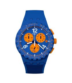 SWATCH CHRONO PLASTIC PRIMARILY BLUE 42MM SUSN419