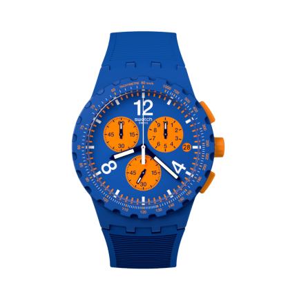 SWATCH CHRONO PLASTIC PRIMARILY BLUE 42MM SUSN419