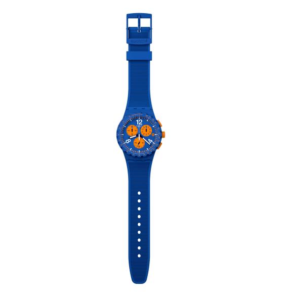 SWATCH CHRONO PLASTIC PRIMARILY BLUE 42MM SUSN419