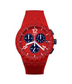 SWATCH CHRONO PLASTIC PRIMARILY RED 42MM SUSR407