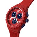 SWATCH CHRONO PLASTIC PRIMARILY RED 42MM SUSR407