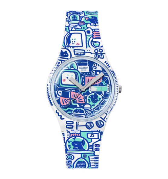 SWATCH GENT B-BOT 34MM SO28Z702