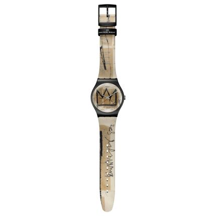 SWATCH NEW GENT UNTITLED BY JEAN-MICHEL BASQUIAT 41MM SUOZ355