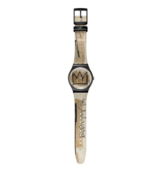 SWATCH NEW GENT UNTITLED BY JEAN-MICHEL BASQUIAT 41MM SUOZ355