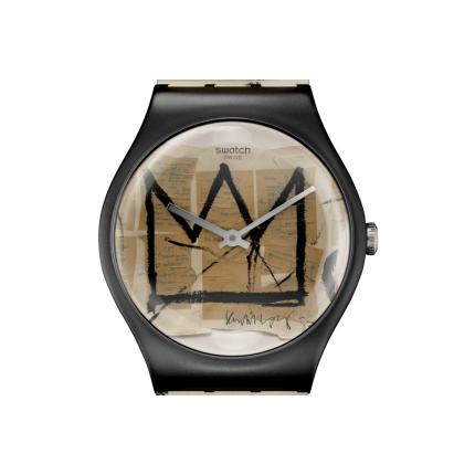 SWATCH NEW GENT UNTITLED BY JEAN-MICHEL BASQUIAT 41MM SUOZ355