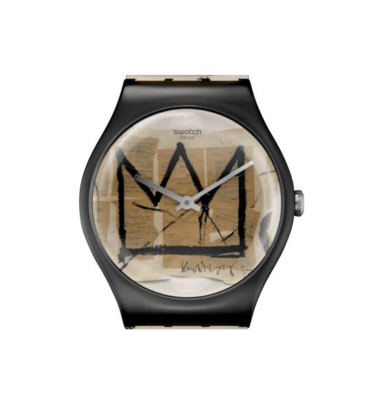 SWATCH NEW GENT UNTITLED BY JEAN-MICHEL BASQUIAT 41MM SUOZ355